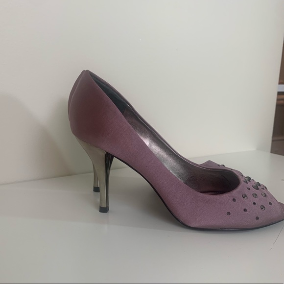 Peep Toe Heels Cutout Platform Pump High Heels 👠 - Picture 3 of 10